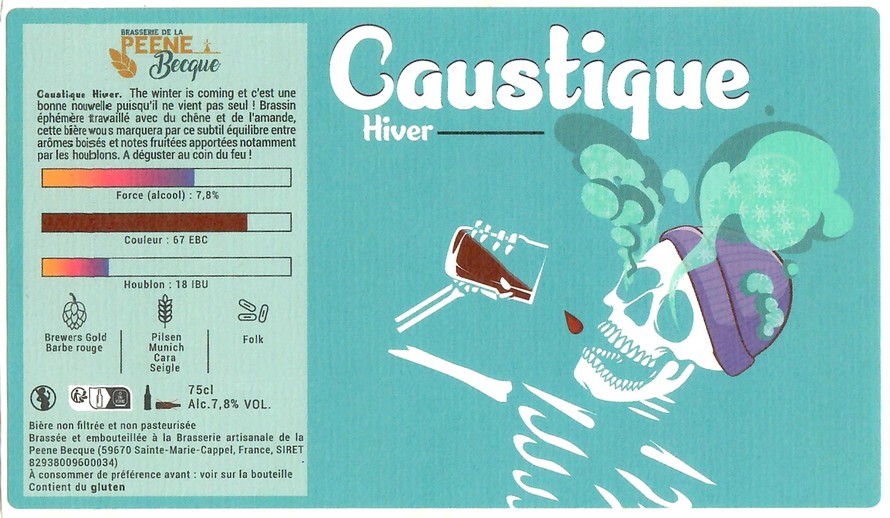 Etiquette BRASSERIE DE LA PEENE BECQUE 07
