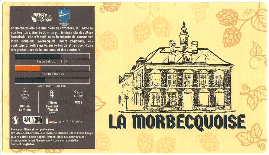 Etiquette BRASSERIE DE LA PEENE BECQUE 13