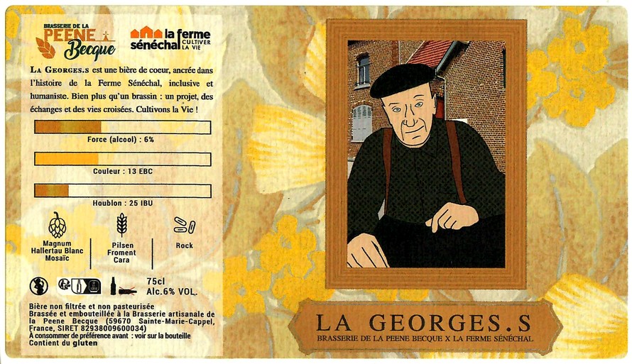 Etiquette BRASSERIE DE LA PEENE BECQUE 14