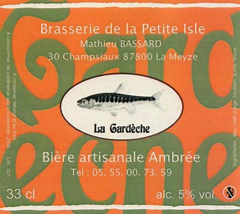 Etiquette BRASSERIE DE LA PETITE ISLE 06