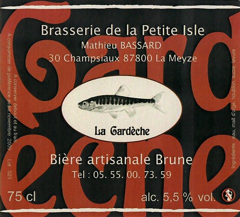 Etiquette BRASSERIE DE LA PETITE ISLE 11