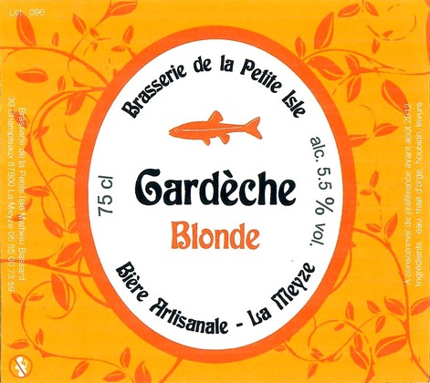 Etiquette BRASSERIE DE LA PETITE ISLE 13