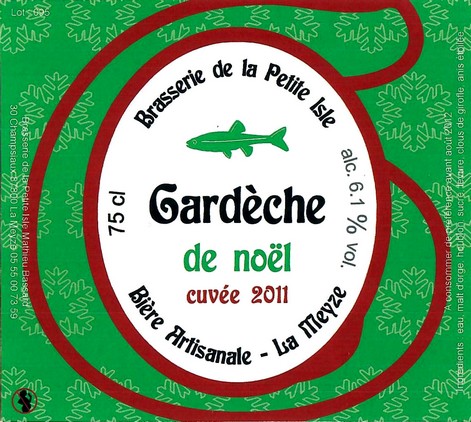 Etiquette BRASSERIE DE LA PETITE ISLE 18