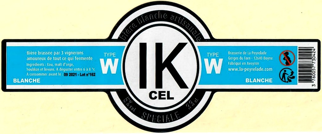 etiquette BRASSERIE DE LA PEYRELADE 02