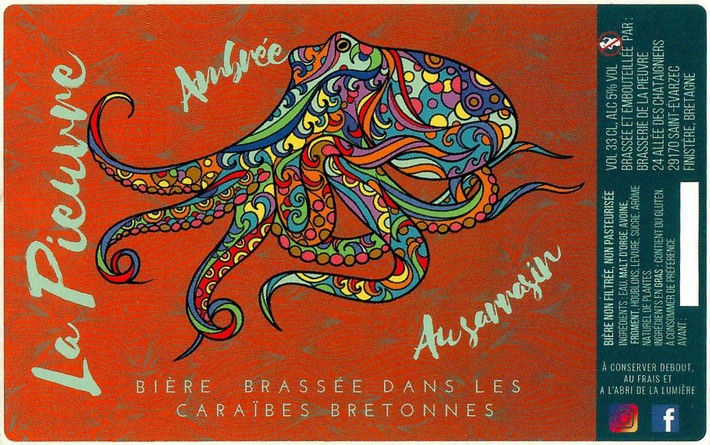 Etiquette BRASSERIE DE LA PIEUVRE 02