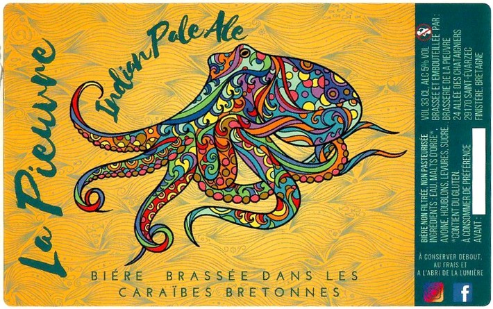 Etiquette BRASSERIE DE LA PIEUVRE 03