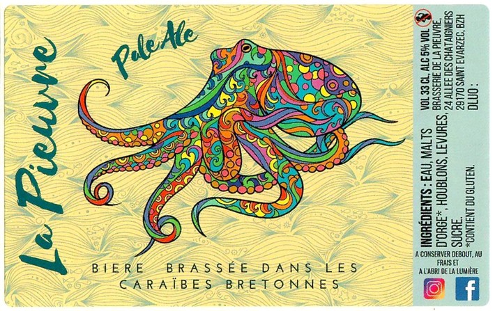 Etiquette BRASSERIE DE LA PIEUVRE 04