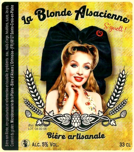 Etiquette BRASSERIE DE LA PLAINE 68 09