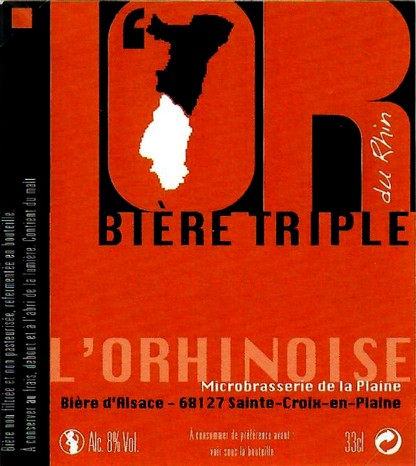 etiquette BRASSERIE DE LA PLAINE ALSACE 04