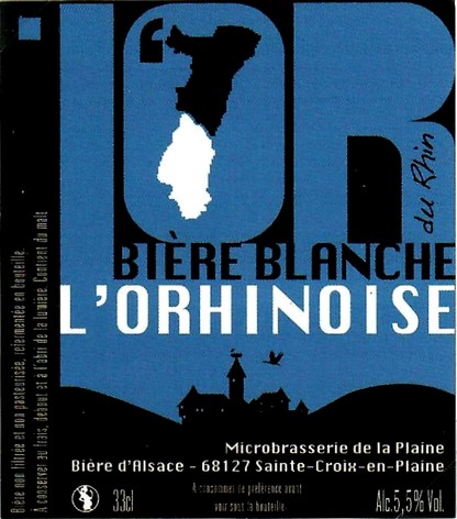 etiquette BRASSERIE DE LA PLAINE ALSACE 05