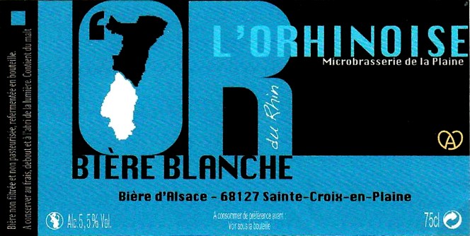 etiquette BRASSERIE DE LA PLAINE ALSACE 14