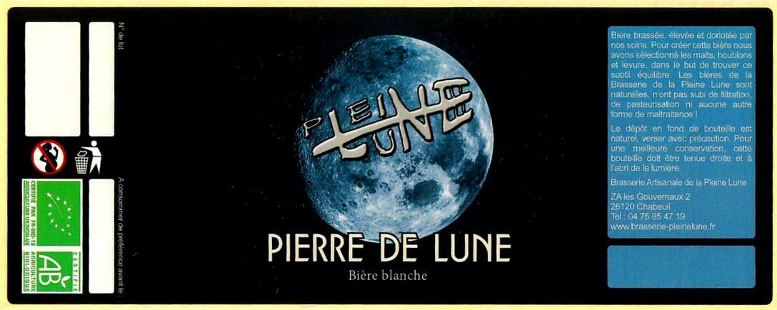 etiquette BRASSERIE DE LA PLEINE LUNE 47