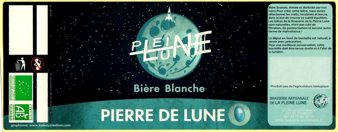 etiquette BRASSERIE DE LA PLEINE LUNE 48