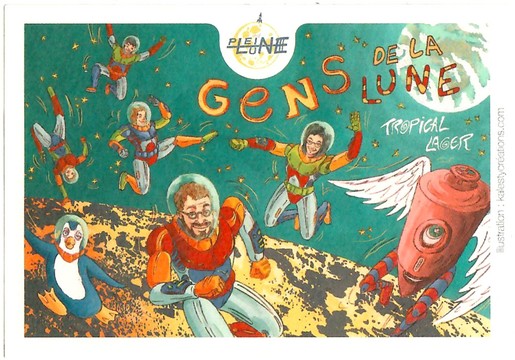 Etiquette BRASSERIE DE LA PLEINE LUNE 55