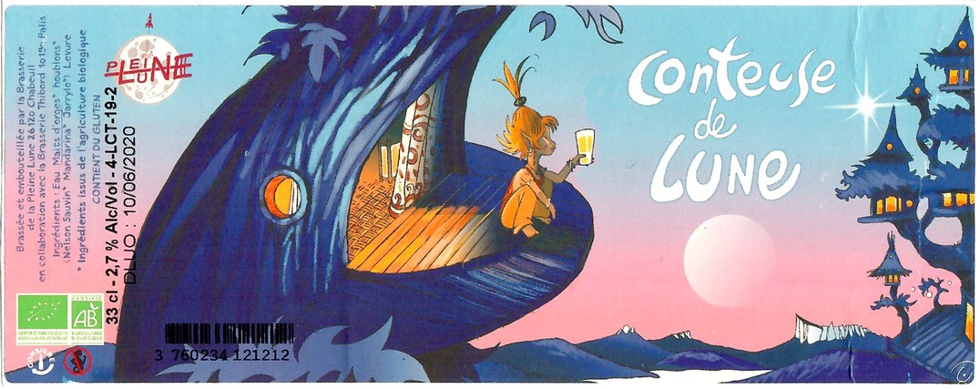 Etiquette BRASSERIE DE LA PLEINE LUNE 62