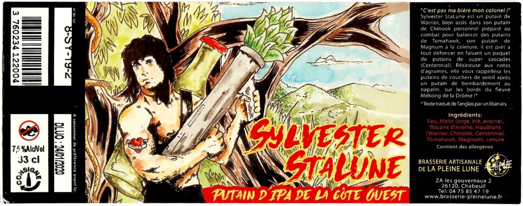 Etiquette BRASSERIE DE LA PLEINE LUNE 64