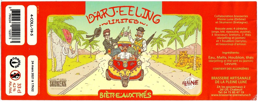 Etiquette BRASSERIE DE LA PLEINE LUNE 69