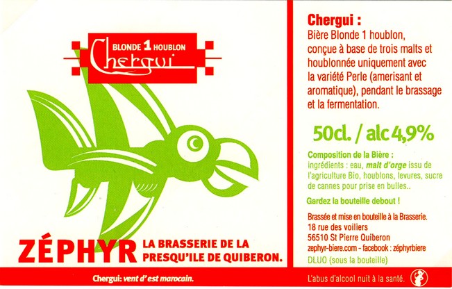 etiquette BRASSERIE DE LA PRESQUILE DE QUIBERON 12