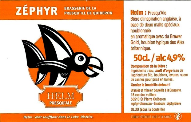 Etiquette BRASSERIE DE LA PRESQU'ILE DE QUIBERON 22