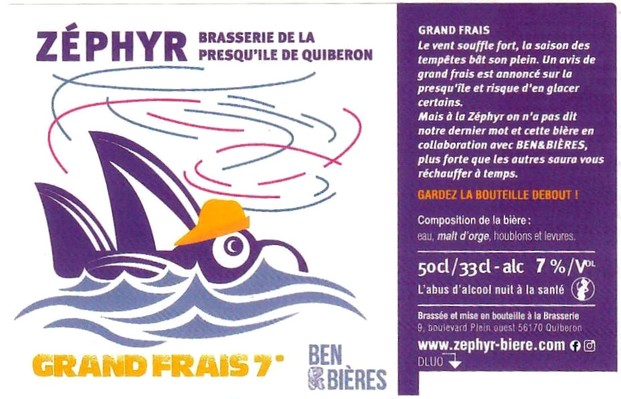 Etiquette BRASSERIE DE LA PRESQU'ILE DE QUIBERON 26