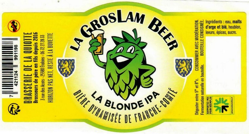 Etiquette BRASSERIE DE LA QUIOTTE 14