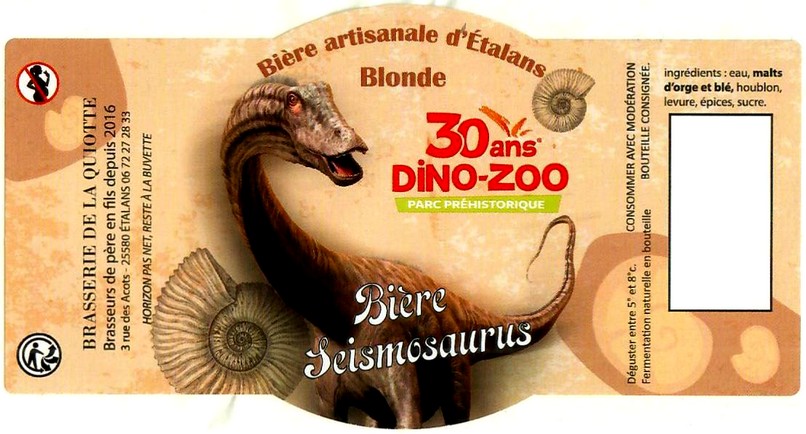 Etiquette BRASSERIE DE LA QUIOTTE 16