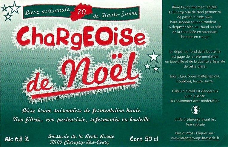 Etiquette BRASSERIE DE LA RENTE ROUGE 09