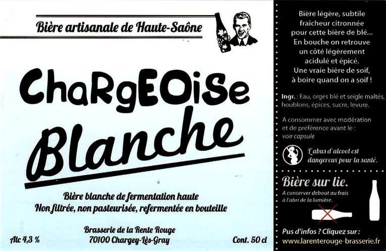 Etiquette BRASSERIE DE LA RENTE ROUGE 14
