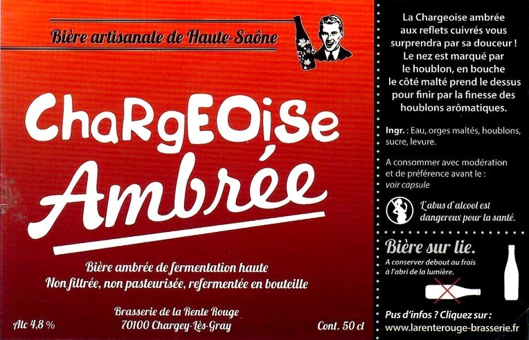 Etiquette BRASSERIE DE LA RENTE ROUGE 15
