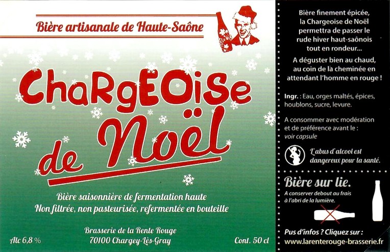 Etiquette BRASSERIE DE LA RENTE ROUGE 18