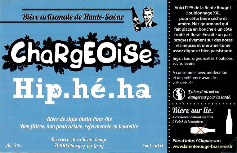 Etiquette BRASSERIE DE LA RENTE ROUGE 21