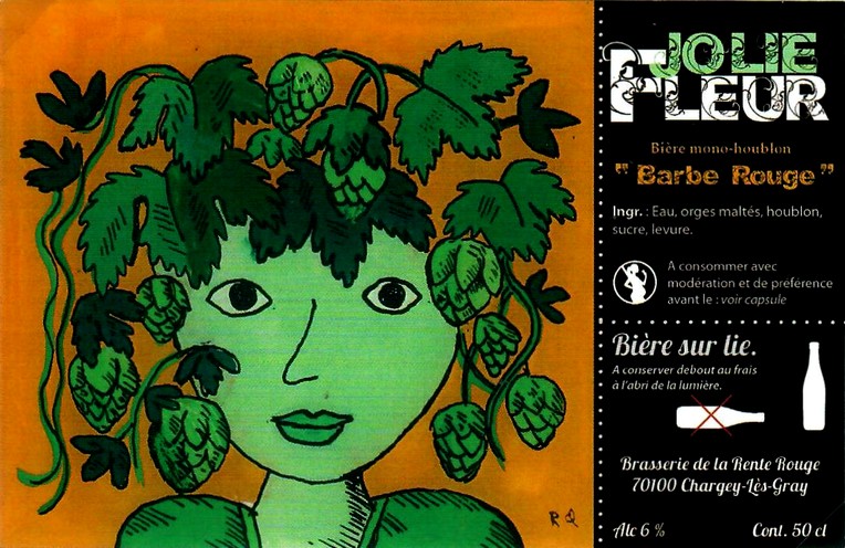 Etiquette BRASSERIE DE LA RENTE ROUGE 26