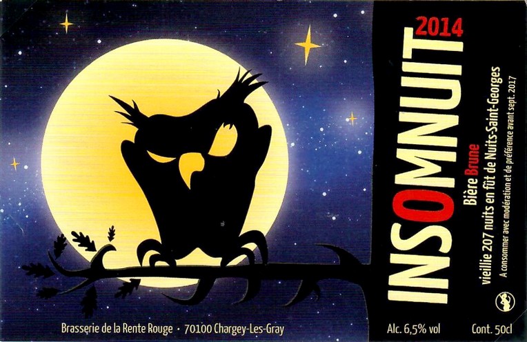 Etiquette BRASSERIE DE LA RENTE ROUGE 29