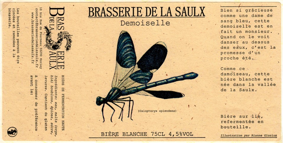 etiquette BRASSERIE DE LA SAULX 01
