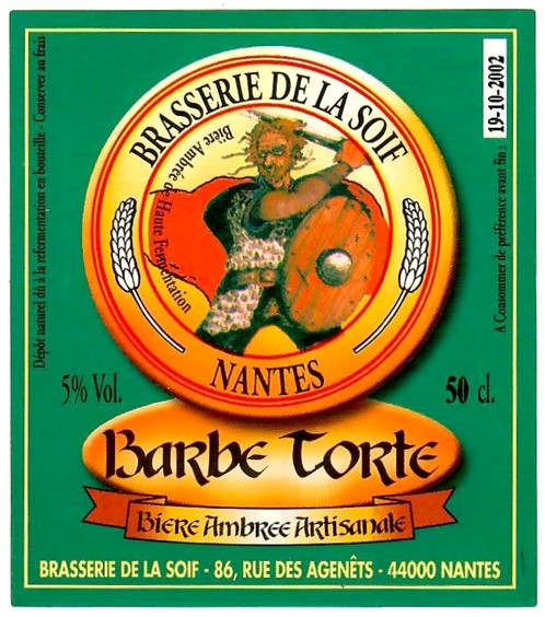 Etiquette BRASSERIE DE LA SOIF 28