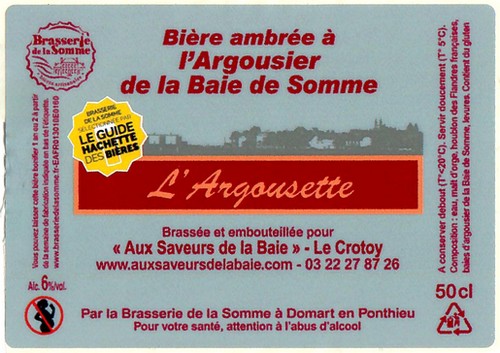 Etiquette BRASSERIE DE LA SOMME 104