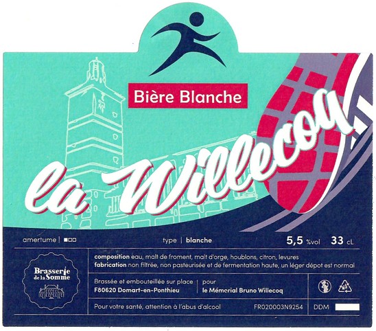 Etiquette BRASSERIE DE LA SOMME 153