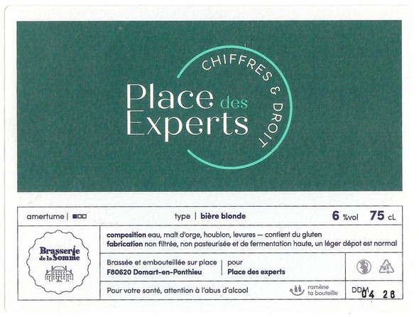 Etiquette BRASSERIE DE LA SOMME 161