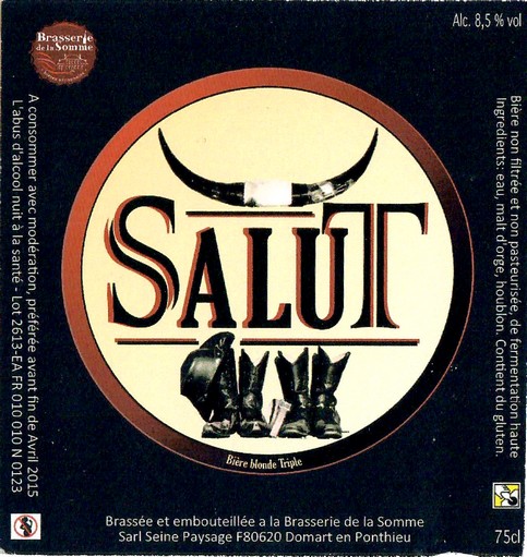 Etiquette BRASSERIE DE LA SOMME 19