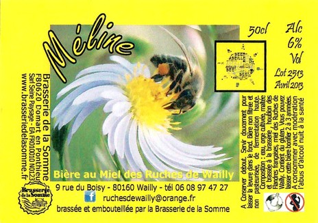 Etiquette BRASSERIE DE LA SOMME 20