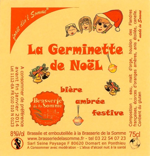 Etiquette BRASSERIE DE LA SOMME 22