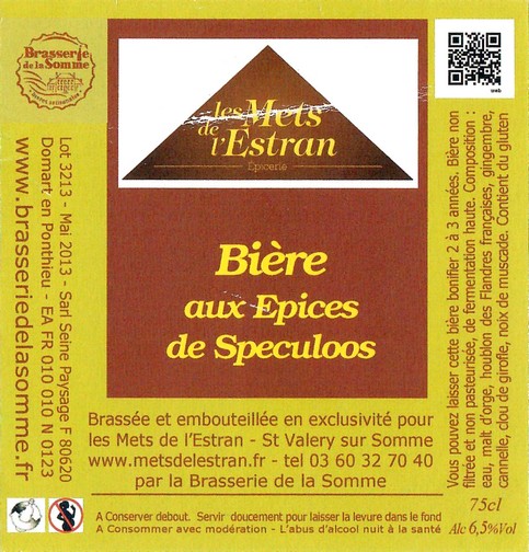 Etiquette BRASSERIE DE LA SOMME 29