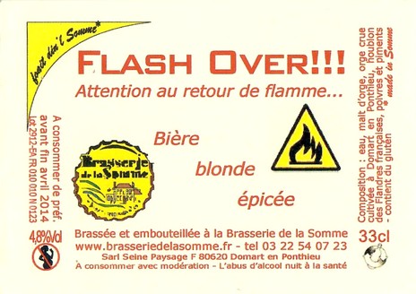 Etiquette BRASSERIE DE LA SOMME 34