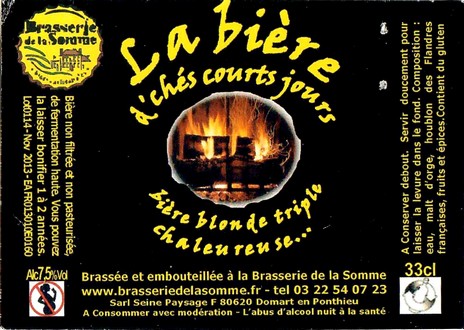 Etiquette BRASSERIE DE LA SOMME 41