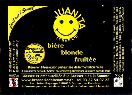 Etiquette BRASSERIE DE LA SOMME 43