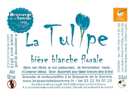 Etiquette BRASSERIE DE LA SOMME 55