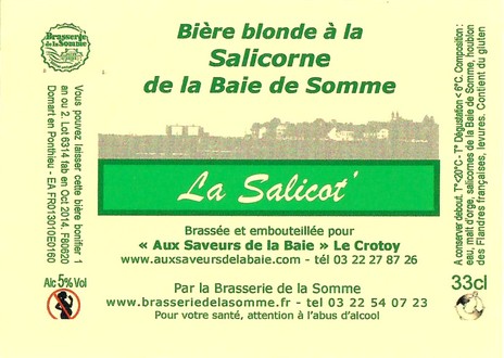 Etiquette BRASSERIE DE LA SOMME 76