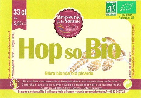 Etiquette BRASSERIE DE LA SOMME 77