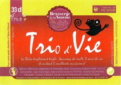 Etiquette BRASSERIE DE LA SOMME 80