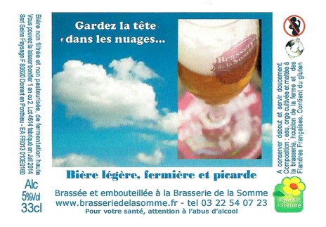 Etiquette BRASSERIE DE LA SOMME 81